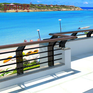 Design contemporaneo in acciaio Inox 304 (SS304) ringhiere per balcone Inox Guard rail & balaustre in acciaio Inox asta ringhiera - Product Image 1