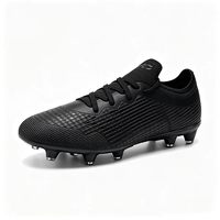 Nouvelles chaussures de football pour hommes printemps/été, crampons pour terrain synthétique et à crampons longs, coupe basse, pour entraînement et match, tige en PU, doublure en mesh