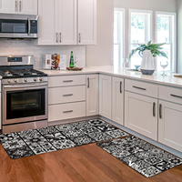 Tapis de cuisine moderne monobloc extra épais anti-fatigue, imperméable, adapté aux animaux domestiques, en PVC, confort ergonomique pour la position debout