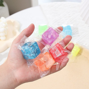Wholesale Unisex Clear Water Cube TPR Maltose <b>Squeeze</b> Squishy Fidget Sensory Toys Stress <b>Ball</b> for Kids - Product Image 2