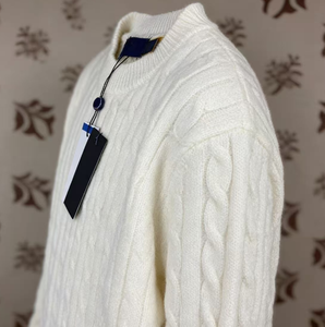 Pulls pour femmes de qualité supérieure, style coréen, <span class=keywords><strong>pull</strong></span> de créateur, décontracté, à manches longues, tricoté pour l'hiver, fournisseur, rayé avec LOGO - Product Image 5