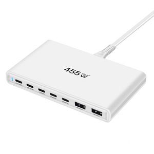 GaN Wall Charger Station PD 455W USB Hub Charging Desktop Macbook Pro iPad Phones Charging Station Brick PD Laptop pour <span class=keywords><strong>iPhone</strong></span> 16 - Product Image 1