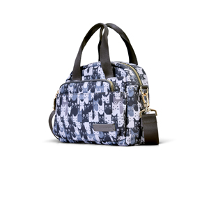 Sac bandoulière 2-en-1 avec imprimé chat mignon, convertible en sac à bandoulière ou pochette pour femme, idéal pour les voyages et l'usage quotidien - Product Image 2