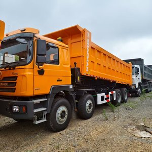 Shacman 8*4 F3000 truk sampah, truk sampah Dump Truck LHD RHD tiper bekas - Product Image 1
