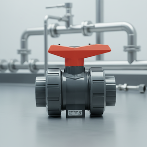 Válvula Georg Tipo 546 Pro DN25 JIS1" de PVC-U con Doble Sello EPDM y Manija Bloqueable para Uso Industrial - Product Image 6