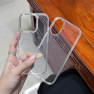Mềm 2.0mm TPU trong suốt rõ ràng điện thoại trường hợp bìa cho <span class=keywords><strong>iPhone</strong></span> 16 Pro Max XS 15 14 13 chống sốc bảo vệ điện thoại di động trường hợp - Product Image 3