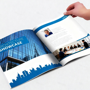 Tùy chỉnh in đầy đủ màu sắc Danh mục tập sách tờ rơi sản phẩm Hướng Dẫn Công ty Brochure Tạp Chí cuốn sách hướng dẫn sử dụng in ấn Brochure - Product Image 1