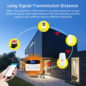 Système d'alarme intelligent WiFi Tuya pas cher avec capteur de mouvement PIR, détection 20-30m, contrôlé par application, système d'alarme anti-intrusion portable en ABS - Product Image 4