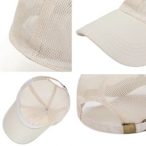 Gorras de Béisbol Trucker Deportivas de Malla sin Estructura de 6 Paneles con Logotipo Personalizado para Exteriores, Color Liso, para Correr y Pescar, Venta al por Mayor - Product Image 5