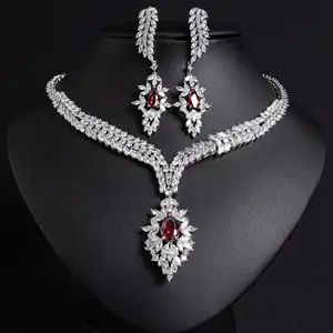 DAIHE Set-3547 Indian Style Hollow Party Wedding Fashion Zircon Jewelry Custom Moissanite Factory 2-piece Set