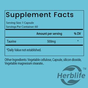Cápsulas de Taurina de Venta Caliente OEM/ODM para Adultos, Suplementos Herbales - Product Image 2