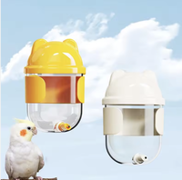 Vente en gros d'abreuvement automatique en plastique pour oiseaux distributeur d'eau pour perroquets bols transparents écologiques pour pigeons étourneau