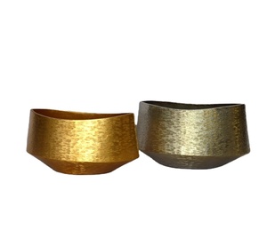 Vases à fleurs antiques en aluminium nickelé plaqué or brillant poli moderne de luxe fantaisie Offre Spéciale, Vases décoratifs de mariage à domicile - Product Image 2