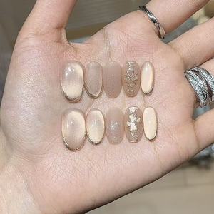 <span class=keywords><strong>Uñas</strong></span> Postizas Acrílicas de Lujo con Efecto Ojo de Gato, Diseño de Ataúd Cuadrado, Molde 3D, Glamorosas para Uso Diario, Venta al por Mayor - Product Image 5