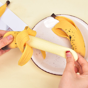 Jouet réaliste en forme de banane pelable, effet peau détachable, simulation de fruit pour les farces, le bureau, le soulagement du stress, cadeau - Product Image 4