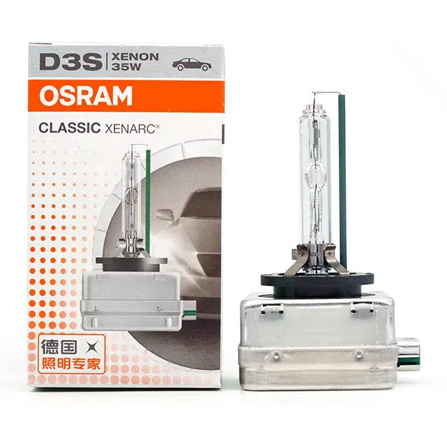 Лампа Ксеноновая OSRAM ксеноновая лампа германии оригинальных линии D3S 66340CLC 12V 24V 35W PK32d-5 4300K 3200Lm E1 утверждения классический