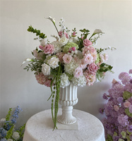 Chemin de table en soie artificielle rose de haute qualité, grande taille, moderne, 80 cm de long, pour mariage