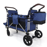 Poussette de voyage pliable dans un sac pour 2 enfants