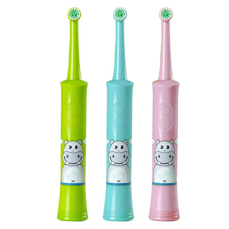 Fábrica Por Atacado Cabeças Rotativas Escova De Dentes Elétrica Oral Dental B Limpeza 360 Rotativa Rodada Sonic Kids Escova De Dentes Elétrica