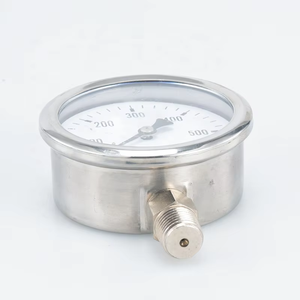 40mm 50mm 60mm 100mm 스테인리스 스틸 케이스 부르동 튜브 압력계 의료용 압력 게이지 - Product Image 5