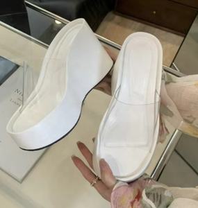 Verano Dewtoe Casual Aumento de suelas gruesas <span class=keywords><strong>Mesa</strong></span> impermeable Zapatillas de mujer Estilo coreano Chanclas de playa Nuevas tendencias - Product Image 6