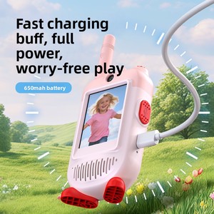 LK028 Walkie Talkie interkom <span class=keywords><strong>Video</strong></span> portabel, mainan interaktif edukatif berkemah luar ruangan panggilan <span class=keywords><strong>Video</strong></span> dua arah untuk anak-anak - Product Image 2