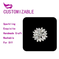 Patch Classique Transparent en Strass pour Vêtements, Sacs et Chaussures – Applique Universelle Faite Main en Strass pour Décoration DIY