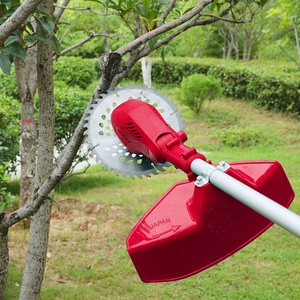 เครื่องตัดหญ้าไร้สายแบบพกพาปรับสีได้สำหรับใช้ในสวน21V 350W เครื่องตัดหญ้าปรับความยาวได้แบตเตอรี่ - Product Image 5