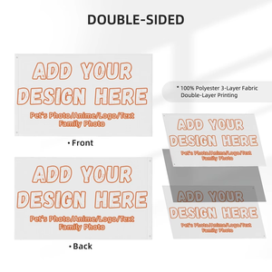 Заводская индивидуальная наружная стандартная реклама 3x5 флагов для продвижения пользовательских флагов баннер с логотипом - Product Image 5