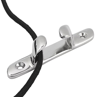 Étrier de corde droit en acier inoxydable 316 de qualité marine pour bateau, yacht, quincaillerie marine