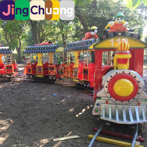 Treno Turistico JingChuang <span class=keywords><strong>Thomas</strong></span> Tank Engine Nuovo Treno Antincendio per Punti Panoramici, Auto da Turismo, Treno Senza Binari per Piazze e Parchi Divertimento, Treno da Esterno - Product Image 3