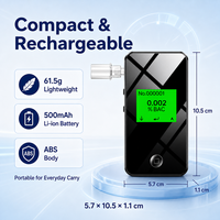 Alcootest numérique professionnel certifié CE, portable, avec capteur semi-conducteur, pour une utilisation en soirée