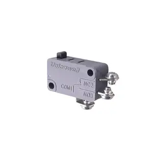 Interruptor pequeno 5A 250VAC 40t150 5e4 para terminal automotivo, parafuso de ponte dupla de pólo único, microinterruptor eletrônico automotivo