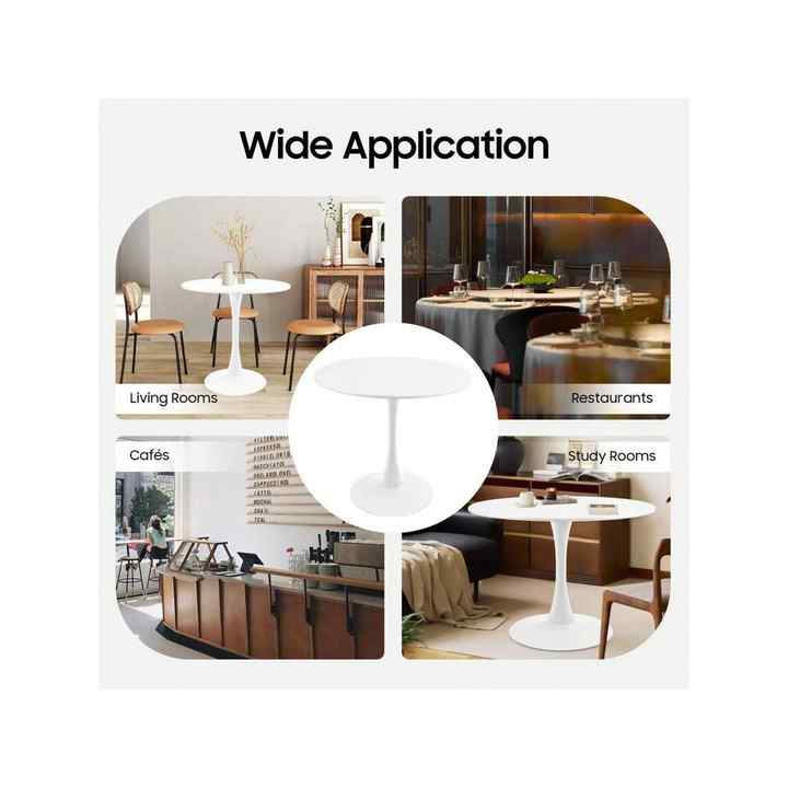 31.5\" Patio Table for Kitchen Balcony Leisure Passage End Coffee Office & Living Room-Durable Coffee Table for Home Use