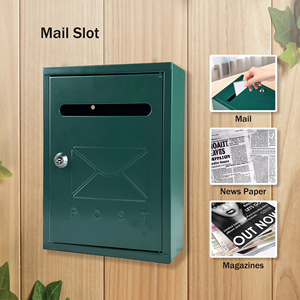 Buzón de Correo Metálico Moderno y Minimalista, de Pared, Anti-Robo, para Exterior, Impermeable, con Recubrimiento <span class=keywords><strong>en</strong></span> Polvo, para Recibir Paquetes, para <span class=keywords><strong>Casa</strong></span> o Apartamento - Product Image 5