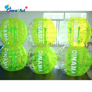 Ballon de football <span class=keywords><strong>gonflable</strong></span> vert <span class=keywords><strong>avec</strong></span> fenêtre pour jeux de Zorb et de Bubble Soccer - Product Image 5