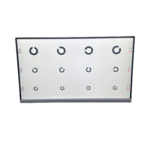 Ultima Versione Top View 215F: Tabella Optometrica LED Minimalista per Negozi di Ottica - Garanzia 1 Anno, Consegna in 3 Giorni - Product Image 3