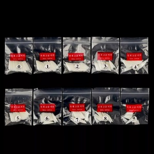 Vente en gros usine 500 pièces de capsules d'ongles en gel souple ABS, prix avantageux, formes goutte d'eau, stiletto, courtes, transparentes, sans trace, french, amande - Product Image 4