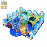 Parc de trampolines gonflables pour enfants et adultes, certifié CE, fabrication OEM disponible, directement de l'usine pour les événements, avec souffleur, résistant aux UV