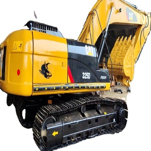 Excavadora hidráulica sobre orugas Caterpillar 325D/325DL usada de fabricación japonesa a la venta, centrada en componentes básicos de motor y bomba - Product Image 1