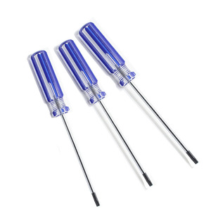 Xách tay đa mục đích công cụ cầm tay tuốc nơ vít chính xác Torx pha lê màu xanh sọc xử lý tuốc nơ vít - Product Image 5