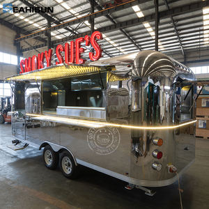 Remolques de Comida Móviles para Helados de Alemania, Food Truck con Terraza y Cocina Completa para Snacks, Café, Peluquería, y <span class=keywords><strong>Terrazas</strong></span> Móviles de Frutas - Product Image 3