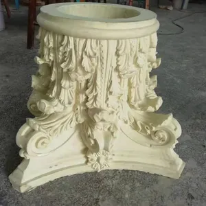 Colonna romana corinto in schiuma poliuretanica in schiuma di plastica