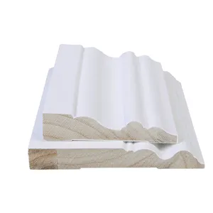 Tablero de revestimiento de madera imprimada, tablero de pared encerado, blanco, gesso, venta directa de fábrica