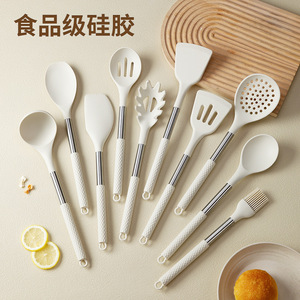 Silicone Spatula <b>Set</b> 11 <b>Pc</b> Non Stick High Temp Resistant Kitchen Utensils For Cooking - Product Image 2