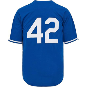 Maillot de baseball OEM de haute qualité blanc et noir - Product Image 1