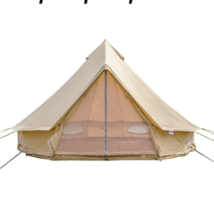 2024 New 3M/4M/5M/6M/7M Outdoor Glamping Yurt Bell <b>Tent</b> Luxury Waterproof Hotel Safari Family Canvas <b>Tent</b> - Product Image 6