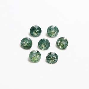 Fabrika doğrudan satış doğal sucul yosun akik yuvarlak Faceted 3.0 Moss akik su bitkileri açık ve şeffaf - Product Image 1