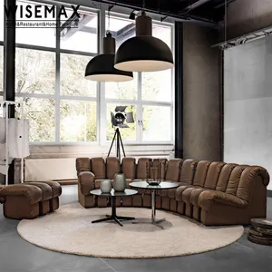 WISEMAX Furniture Living room furniture modern nordic unique combination design sofa microfiber leather upholstery sofa