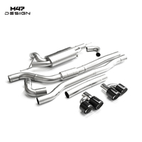 Sistema de Escape Catback Estilo M47 de Acero Inoxidable SUS304 con Acabado Espejo y 3 Años de Garantía para BMW G60 520i 530i, Silenciador de Carreras de Baja Presión